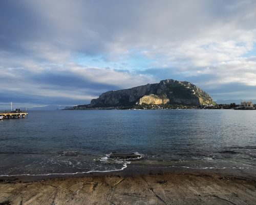 Mondello Beach bij Palermo